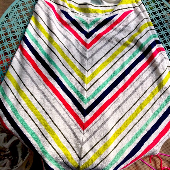 Anthropologie Maeve stretchy chevron skirt size L (up to XL) - Picture 2 of 3
